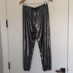 GAP Metallic Silver Pants